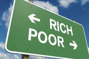 Rich America, poor Americans