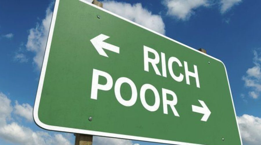 Rich America, poor Americans